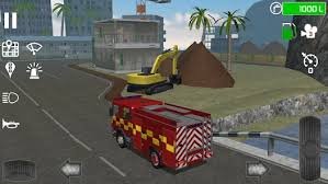Fire Engine Simulator مهكرة 1