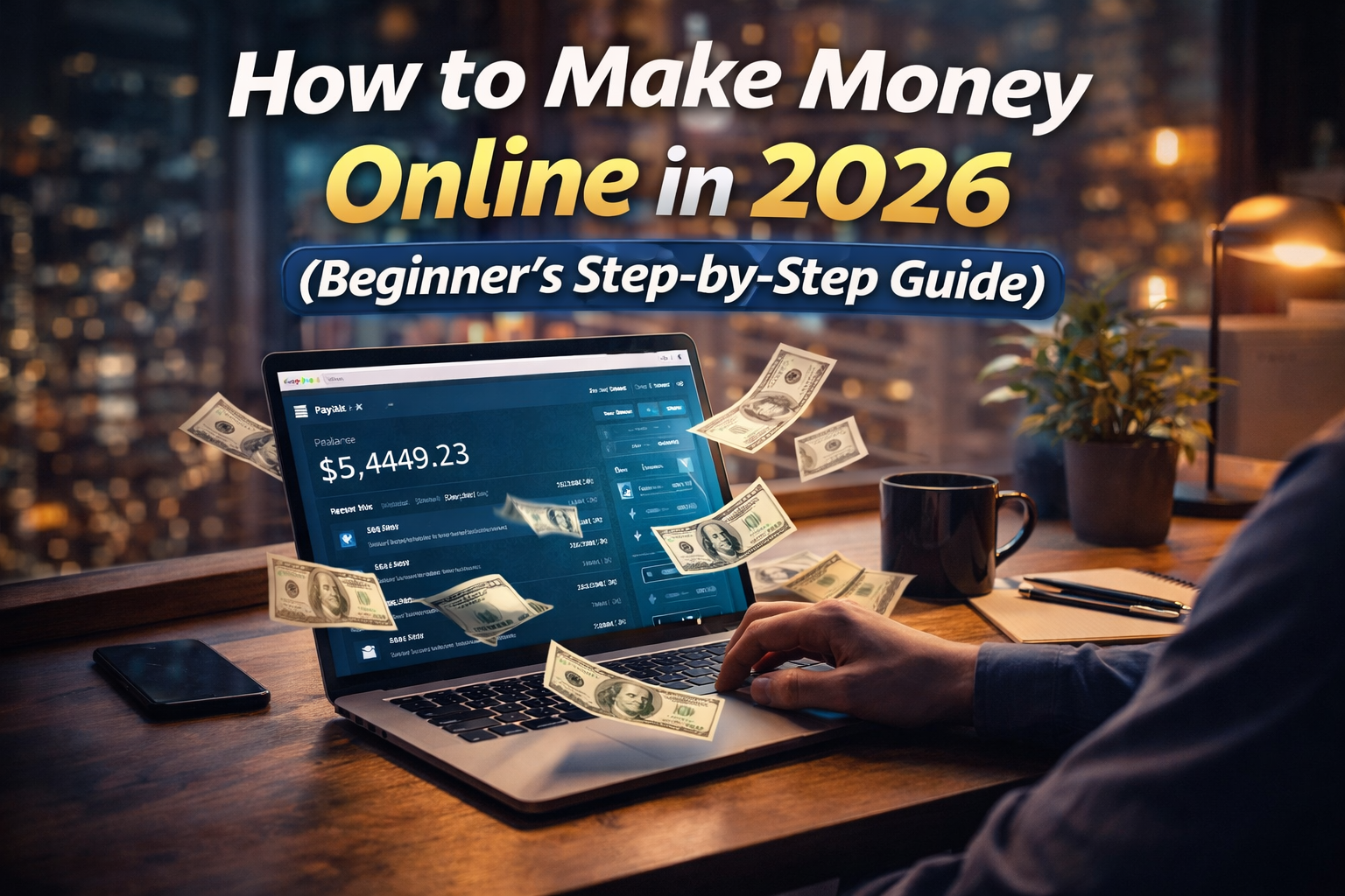How to Make Money Online in 2026 (Beginner’s Step-by-Step Guide)